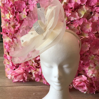 Ream headband fascinator with diamanté