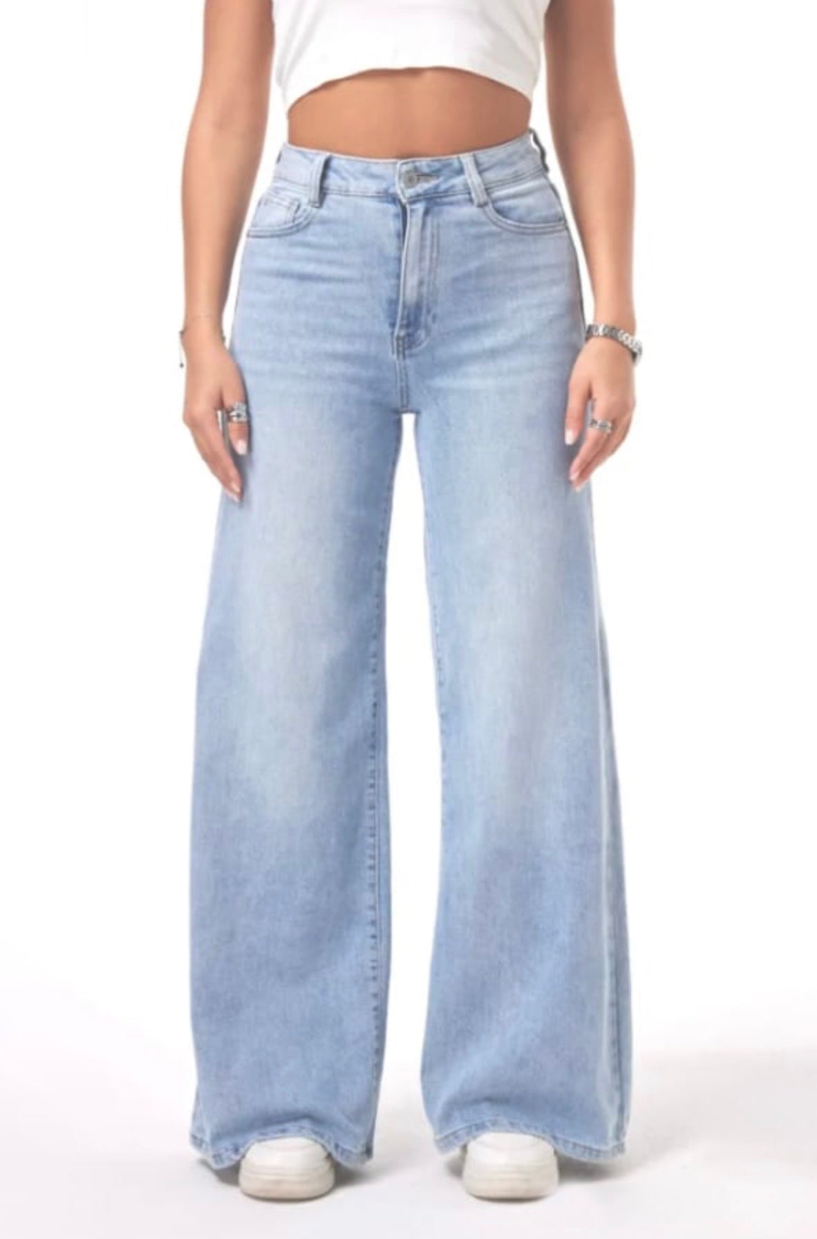 Wide leg jeans