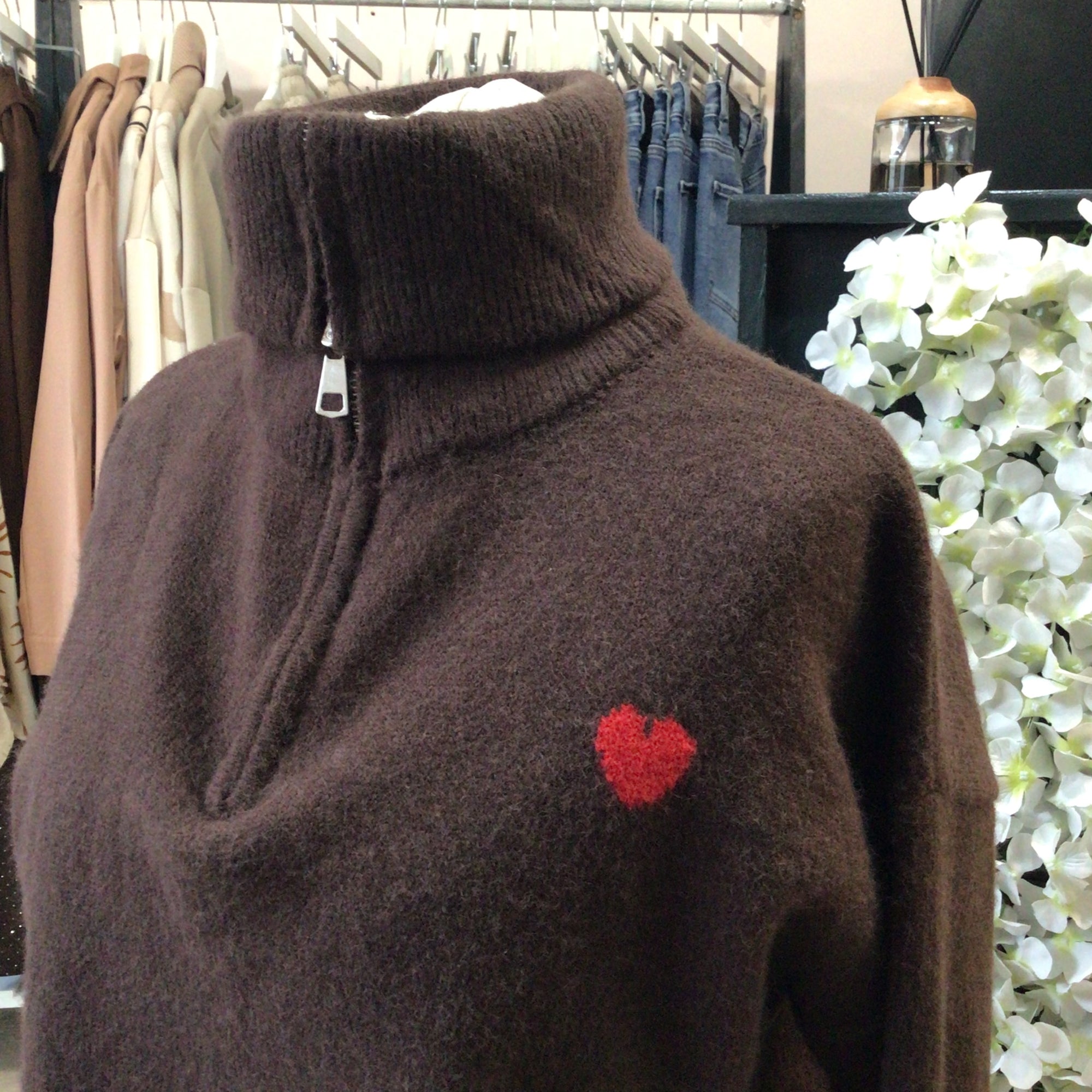 Chocolate Jumper with Heart