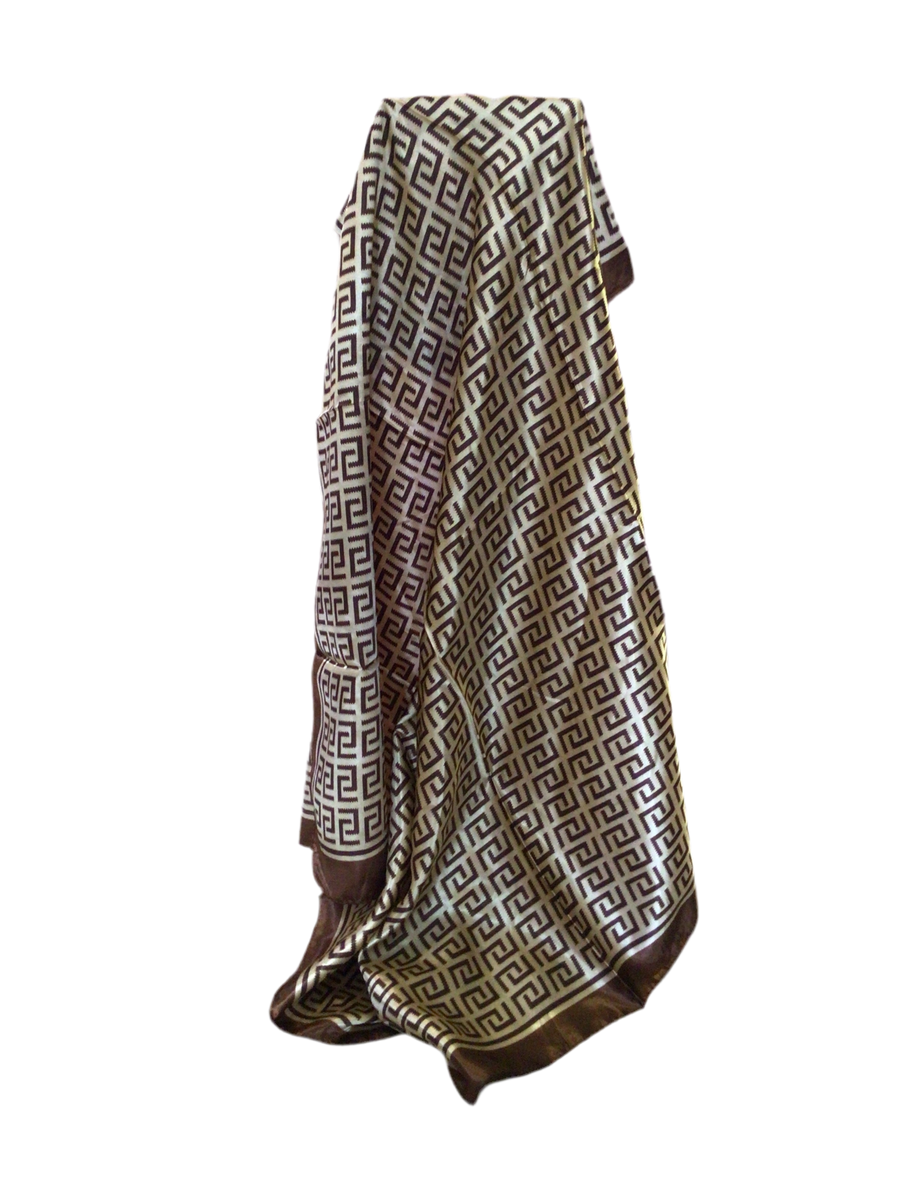 Large Square scarf, Geometric pattern