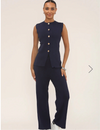 Navy knitted set