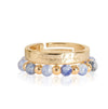 Joma stacking stone ring