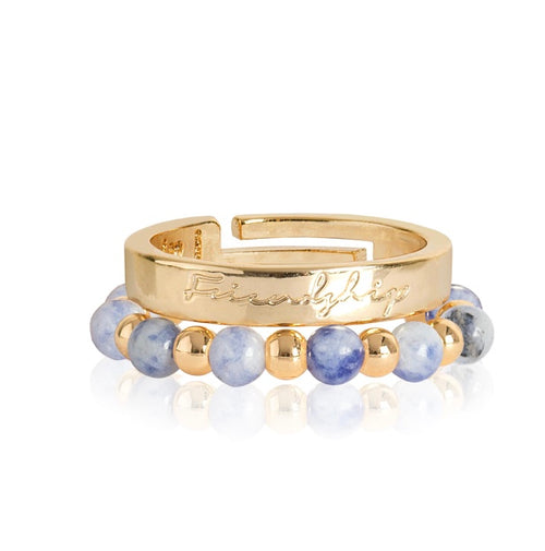 Joma stacking stone ring