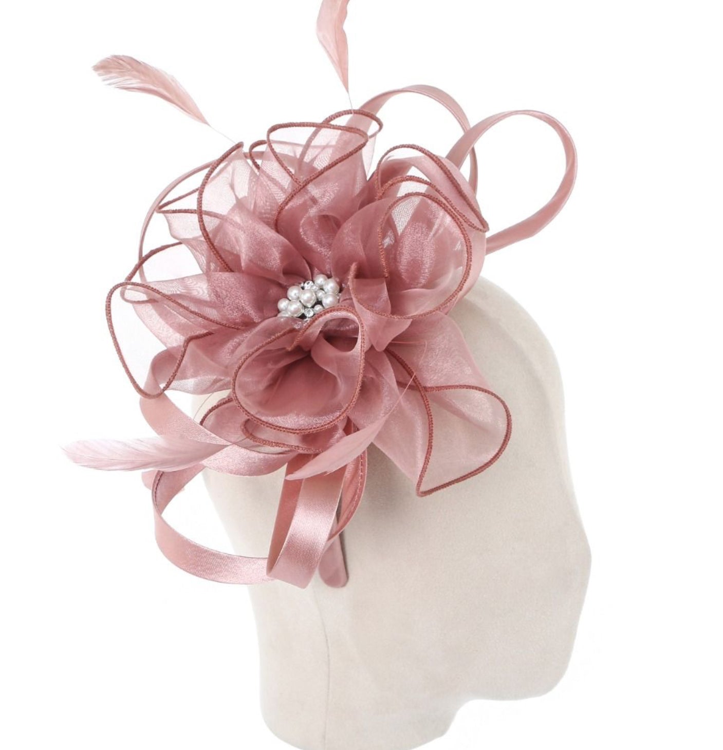 Champagne fascinator