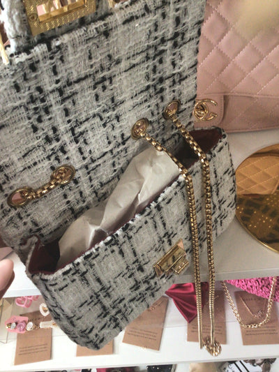 Black and White No5 Bag