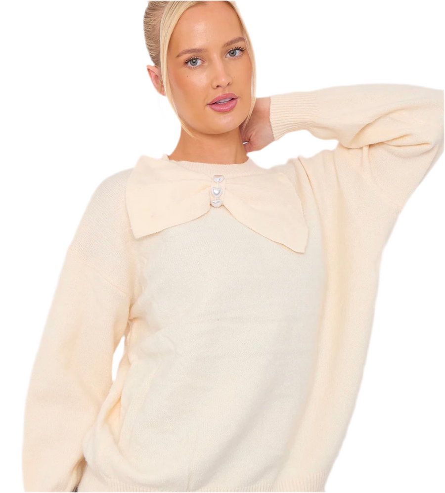 Bow detail jumper