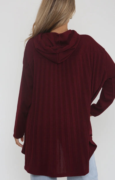 High Low back pleased hoodie