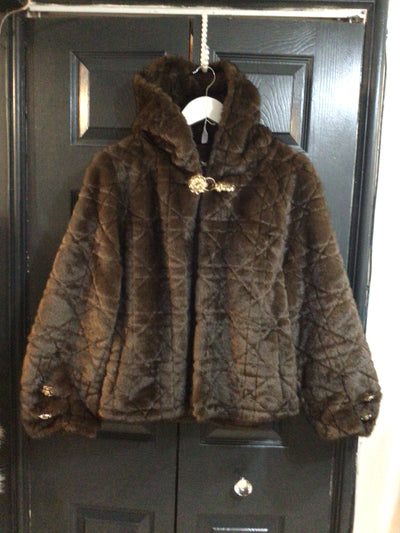 Faux Fur Coat with hood