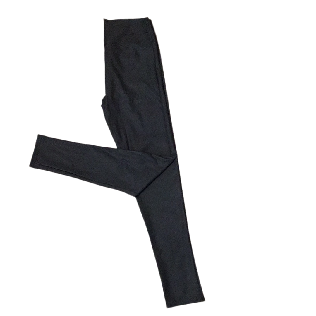 Grey Pleather leggings