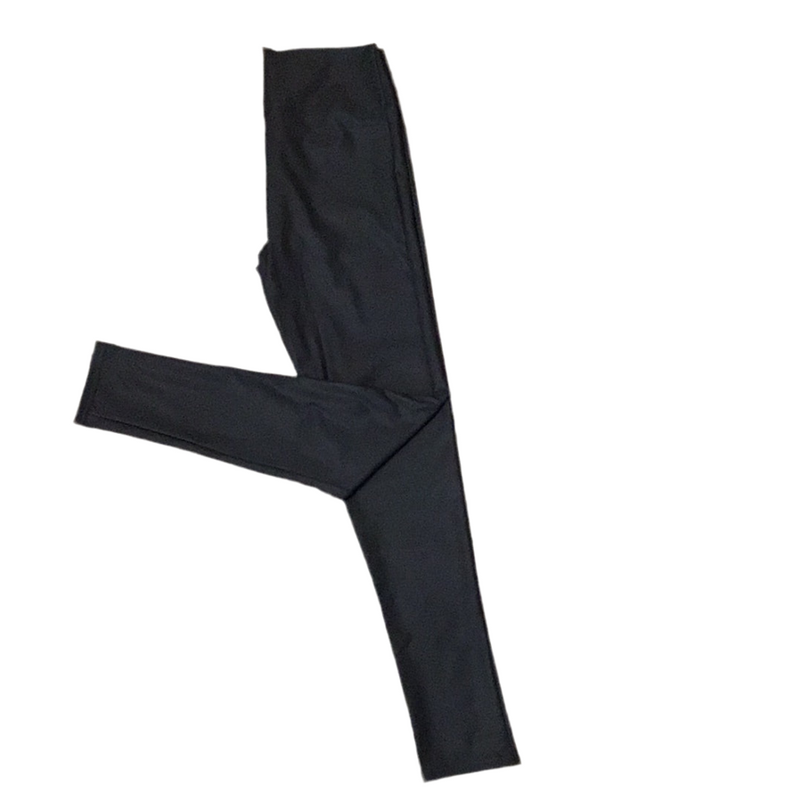 Grey Pleather leggings