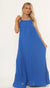 Pleated detail maxi