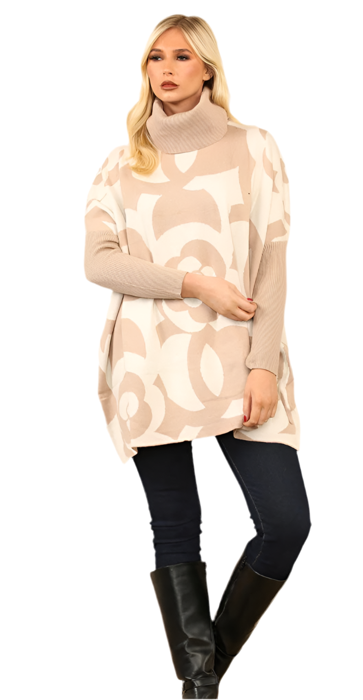 Rollneck oversized jumper