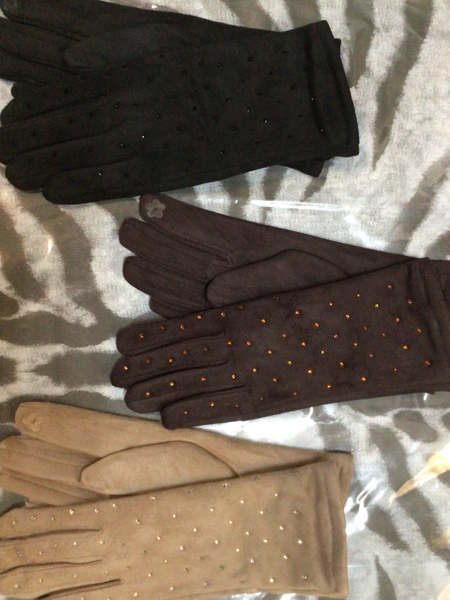 Diamanté Gloves