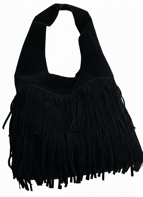 Large Overshoulder Tassle Bag