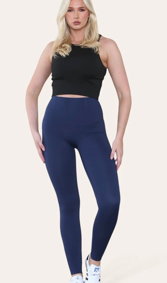 Gym Wear Leggings Blue