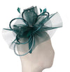 Racing Green & Pearl fascinator