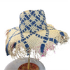 Fringe straw hat