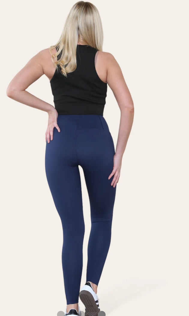 Gym Wear Leggings Blue