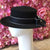 Black felt hat