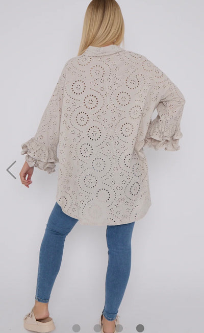 Anglaise oversized shirt