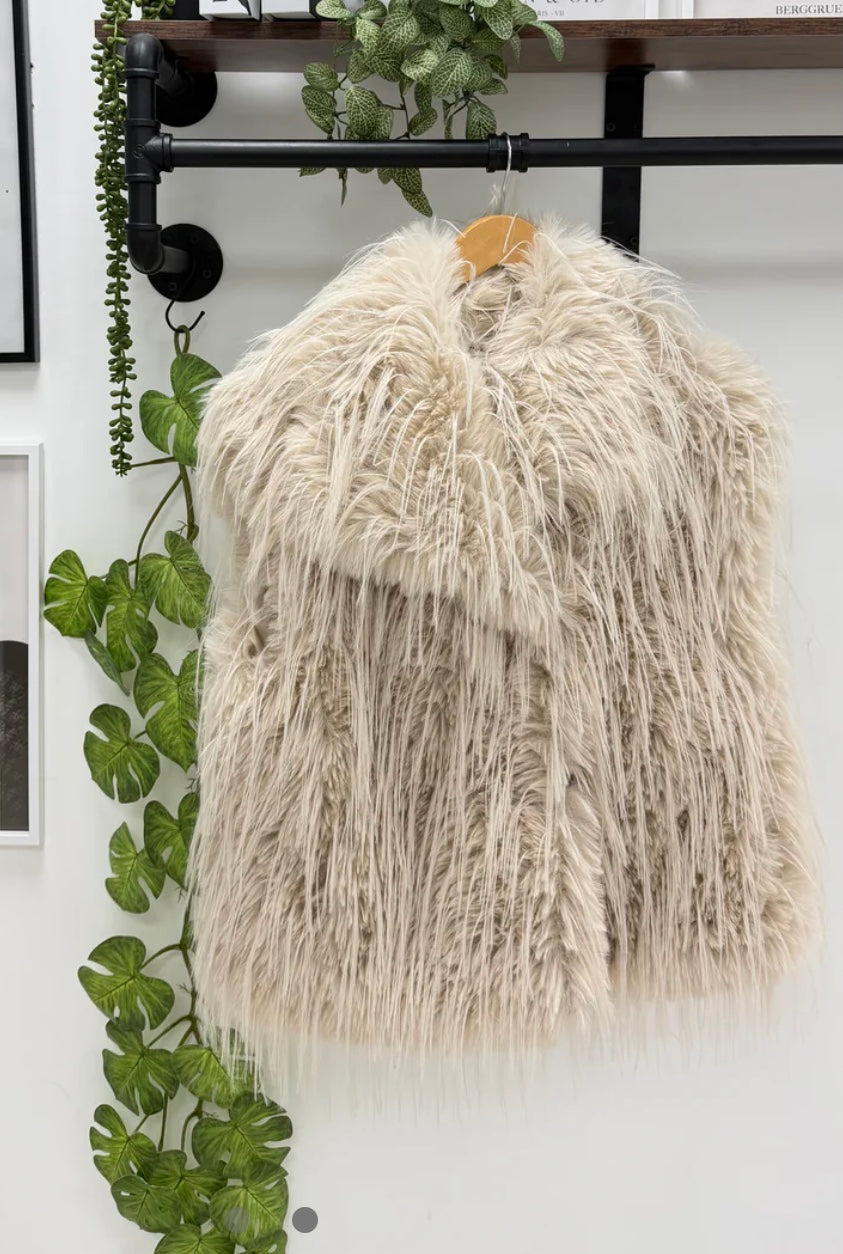 Shaggy Fur Waistcoat