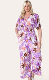 Printed multi leaf jumpsuit