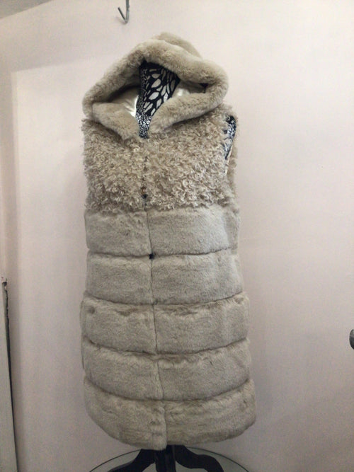 Long Body Faux Fur Gilet
