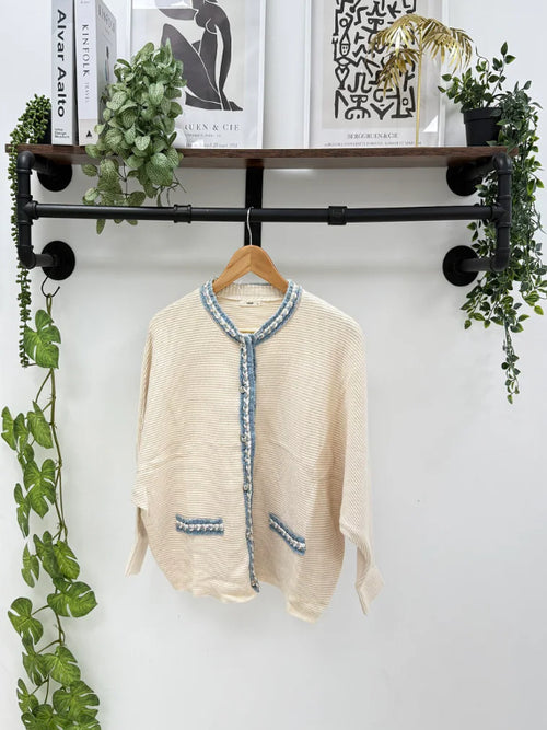 Denim cardigan