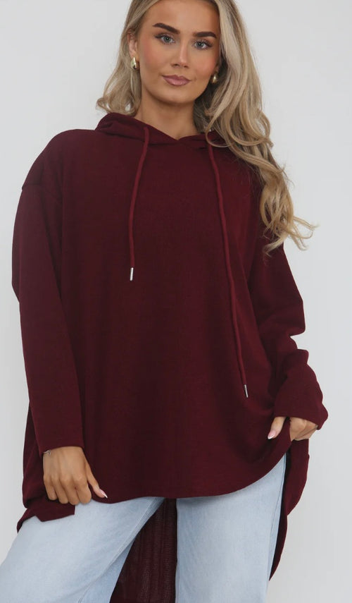 High Low back pleased hoodie