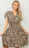 Leopard print dress