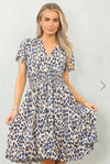 Leopard print dress