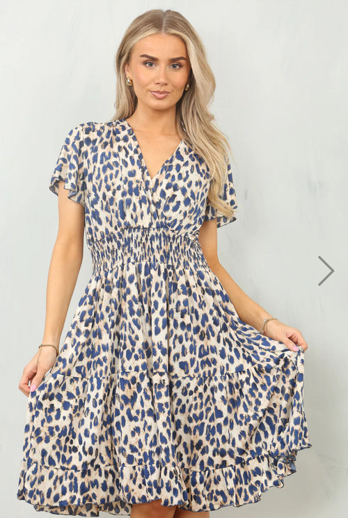 Leopard print dress