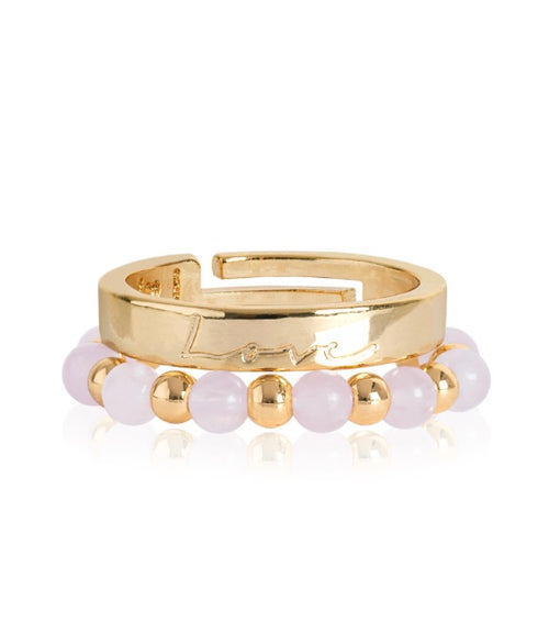 Joma stacking Stone ring