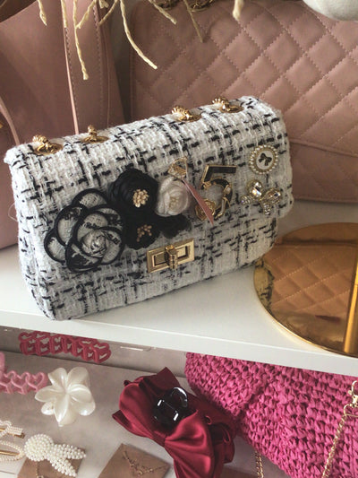 Black and White No5 Bag