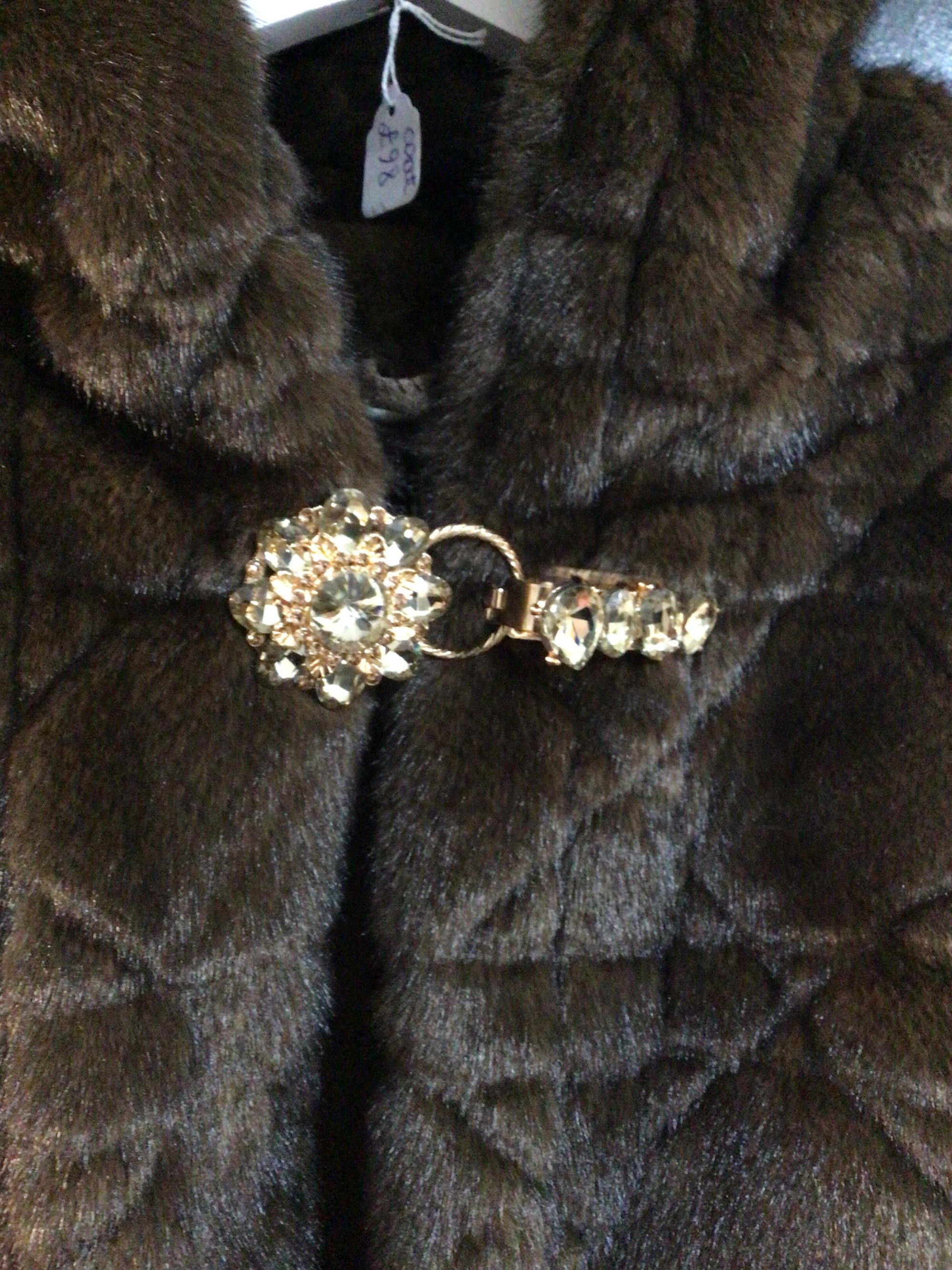 Faux Fur Coat with hood