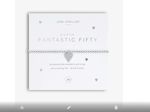 Joma Jewellery- A little Fantastic Fifty Bracelet