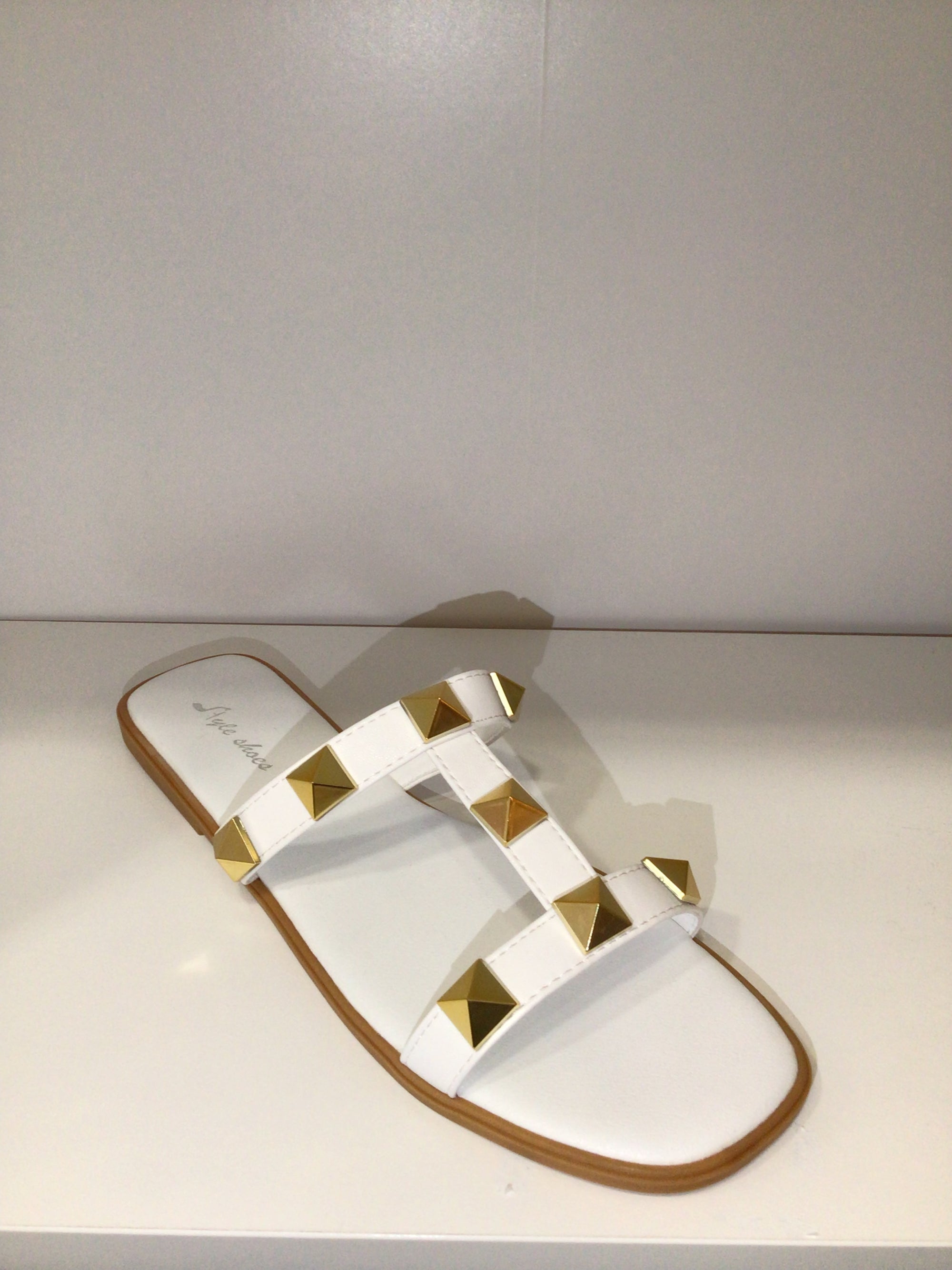 Studded flat best sale sandals