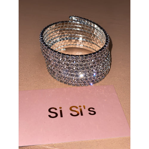 Silver rhinestone bracelet 1 | Si Si's - Bawtry, Doncaster