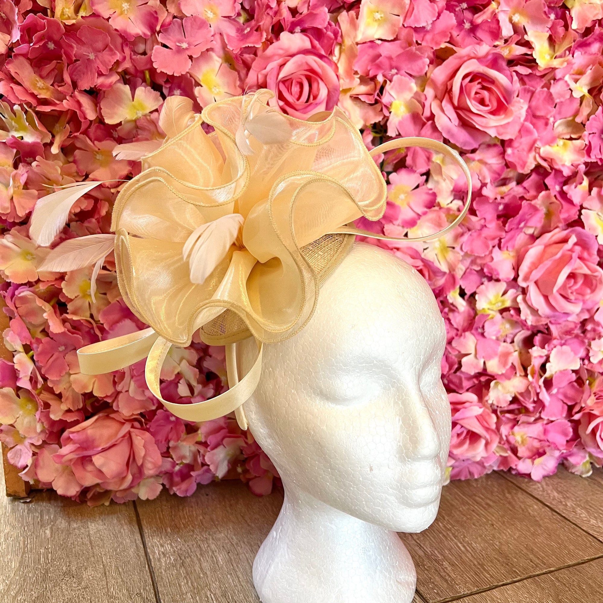 Ivory feather Headband Fascinator